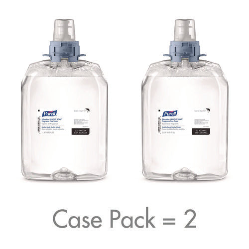 Image of PURELL® Education HEALTHY SOAP Fragrance Free Foam Refill, Unscented, 2,000 mL, 2/Carton