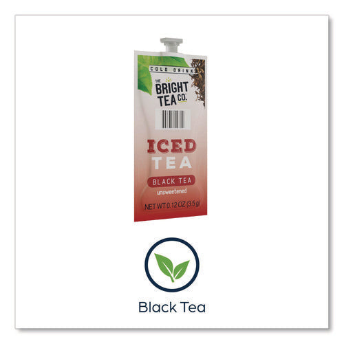 Image of FLAVIA® The Bright Tea Co. Unsweetened Iced Black Tea Freshpack, 100/Carton