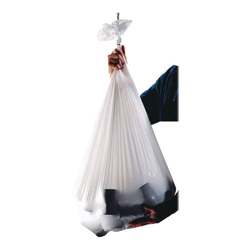 Image of Heritage Linear Low-Density Can Liners, 16 gal, 0.7 mil, 24" x 32", Clear, Interleaved Roll, 500/Carton