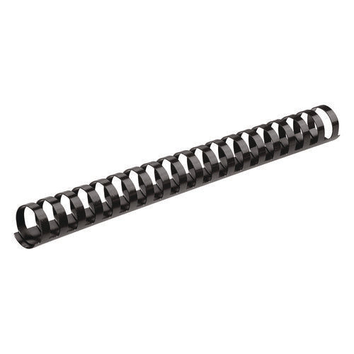 Image of Fellowes® Plastic Comb Bindings, 1" Diameter, 200 Sheet Capacity, Black, 50/Pack