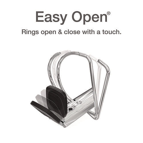 Image of Cardinal® Premier Easy Open Clearvue Locking Slant-D Ring Binder, 3 Rings, 2" Capacity, 11 X 8.5, White