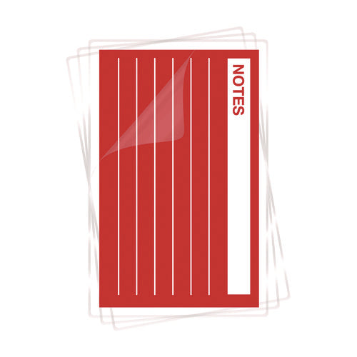 Image of Fellowes® Laminating Pouches, 5 mil, 5.5" x 3.5", Gloss Clear, 100/Pack