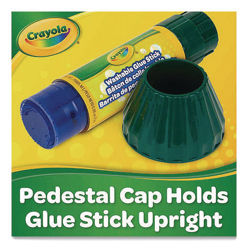 Image of Crayola® Washable Glue Sticks, 0.29 oz, Dries Clear