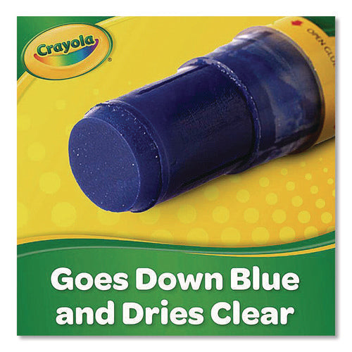 Image of Crayola® Washable Glue Sticks, 0.29 oz, Dries Clear