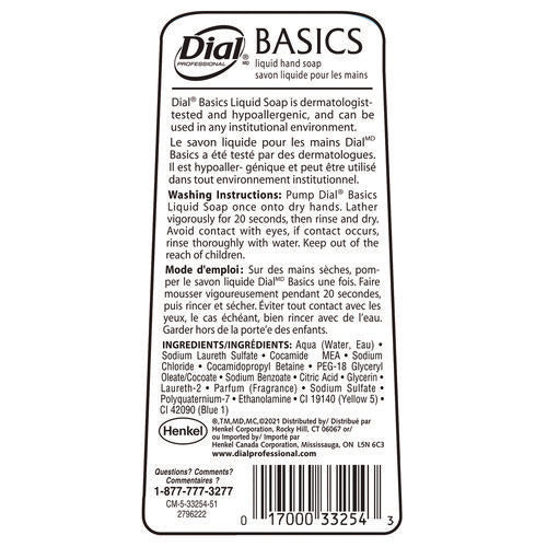 Image of Dial® Professional Basics Liquid Hand Soap, Fresh Floral Scent, 7.5 oz Pump Bottle