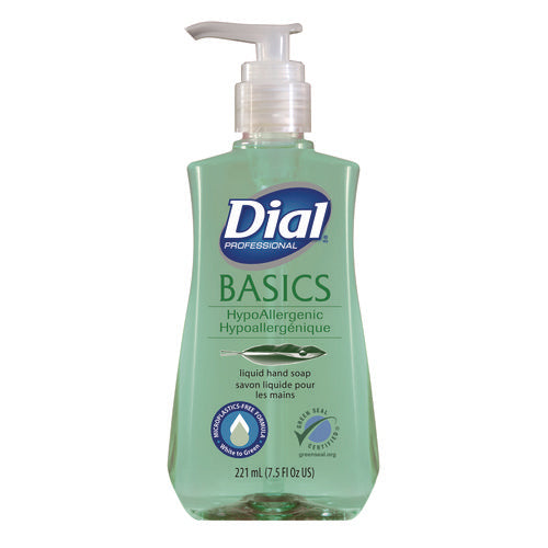 Image of Dial® Professional Basics Liquid Hand Soap, Fresh Floral Scent, 7.5 oz Pump Bottle