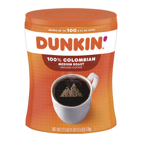 Image of Dunkin'® Columbian Coffee, 27.05 oz Canister