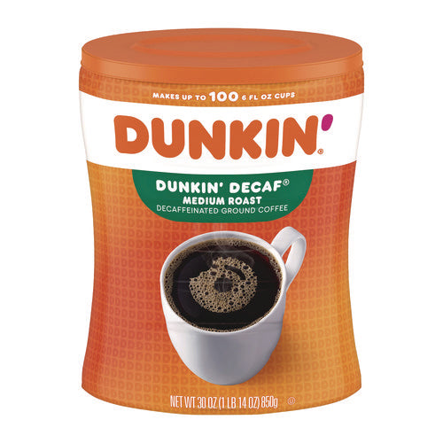 Image of Dunkin'® Original Blend Decaf Coffee, 30 oz Canister