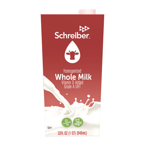 Image of Natrel® Original Whole Milk, 32 oz Carton, 12/Carton