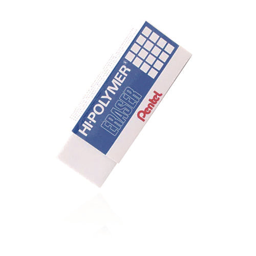 Image of Pentel® Hi-Polymer Eraser Assortment, (4) Pencil Caps/(1) Large Block/(1) Small Block, White, 6/Pack