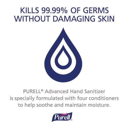 Image of PURELL® Advanced Hand Sanitizer TFX Refill, Gel, 1,200 mL, Unscented