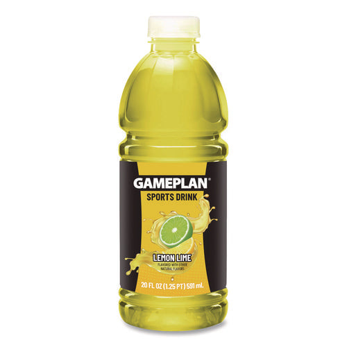 Image of Niagara® Bottling Gameplan Sports Drink, Lemon Lime, 20 oz Bottle, 24/Carton