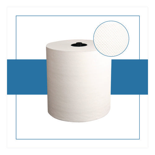 Image of Papernet® HyTech Seas Hardwound Roll Towels, 1-Ply, 7.9" x 700 ft, White, 6/Carton