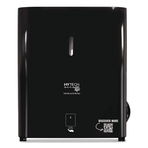 Image of Papernet® Hy Tech Towel Dispenser, Automatic, 11.8 x 9.8 x 14.2, Black