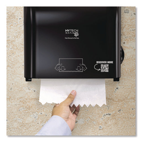 Image of Papernet® Hy Tech Towel Dispenser, Manual, 12.4 x 9.3 x 16.5, Black