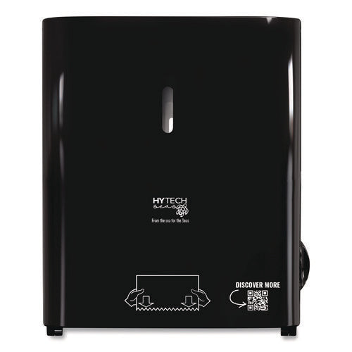 Image of Papernet® Hy Tech Towel Dispenser, Manual, 12.4 x 9.3 x 16.5, Black