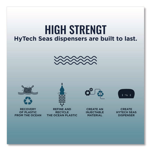 Image of Papernet® HyTech Seas Mini JRT Twin Dispenser, 5.5 x, 15.7 x 9.8, Black