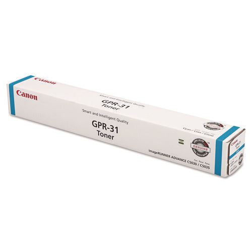 Image of Canon® 2794b003aa (gpr-31) Toner, 27,000 Page-Yield, Cyan