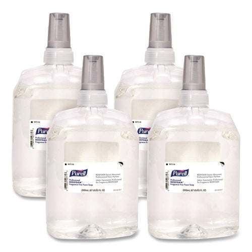 Image of PURELL® Professional REDIFOAM Foam Soap Refill, Fragrance-Free, 2,000 mL, 4/Carton