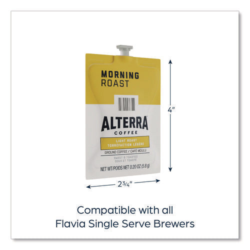 Image of FLAVIA® Alterra Morning Roast Coffee Freshpack, 100/Carton