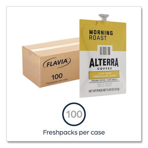 Image of FLAVIA® Alterra Morning Roast Coffee Freshpack, 100/Carton