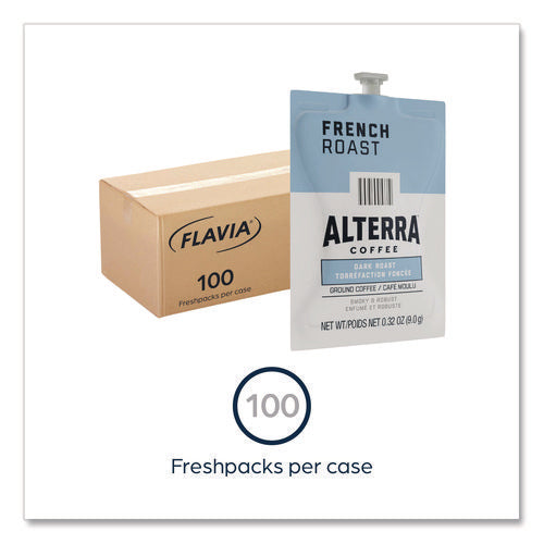 Image of FLAVIA® Alterra French Roast Coffee Freshpack, 100/Carton