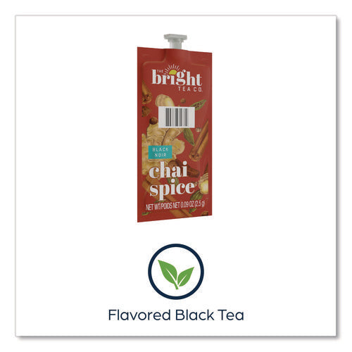 Image of FLAVIA® The Bright Tea Co. Chai Spice Black Tea Freshpack, 100/Carton