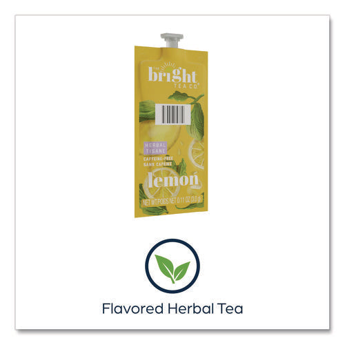 Image of FLAVIA® The Bright Tea Co. Lemon Herbal Tea Freshpack, 100/Carton