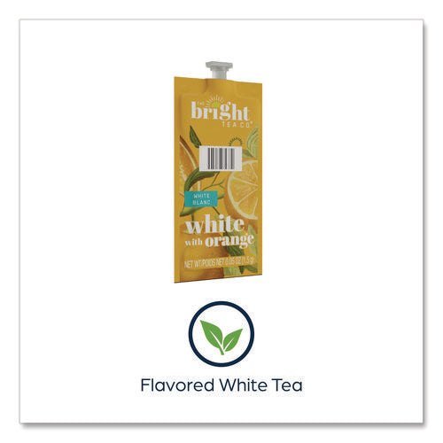 Image of FLAVIA® The Bright Tea Co. White with Orange Tea Freshpack, 100/Carton