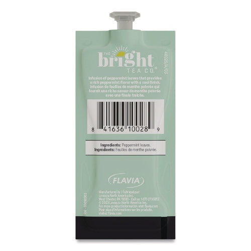 Image of FLAVIA® The Bright Tea Co. Peppermint Herbal Tea Freshpack, 100/Carton