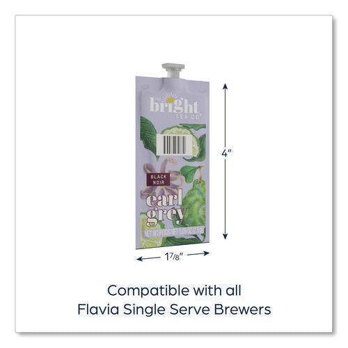 Image of FLAVIA® The Bright Tea Co. Earl Grey Black Tea Freshpack, 100/Carton