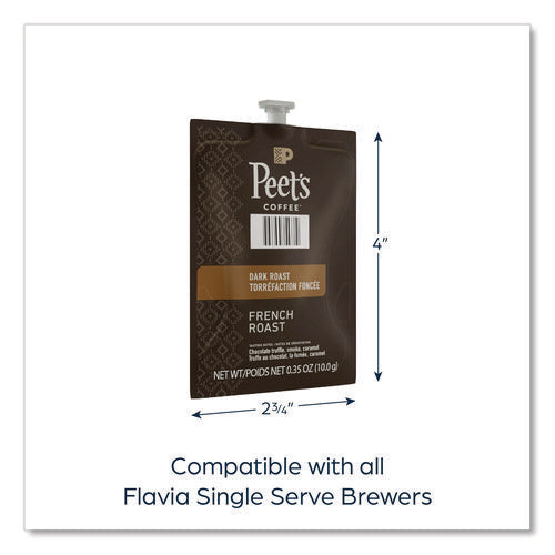 Image of FLAVIA® Peet's French Roast Coffee Freshpack, 76/Carton