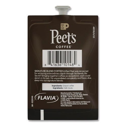 Image of FLAVIA® Peet's French Roast Coffee Freshpack, 76/Carton