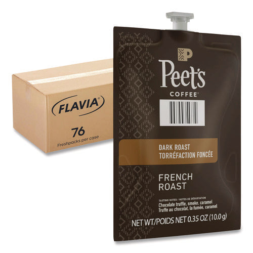 Image of FLAVIA® Peet's French Roast Coffee Freshpack, 76/Carton