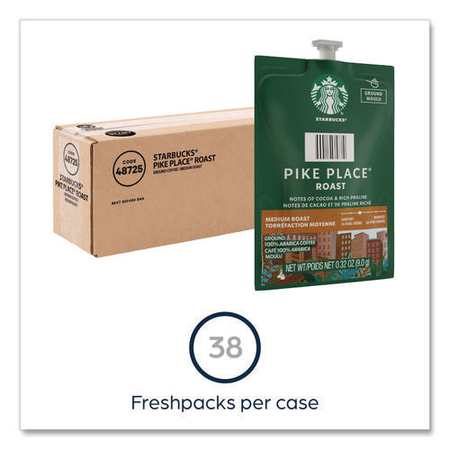Image of FLAVIA® Starbucks Pike Place Roast Coffee Freshpack, 38/Carton