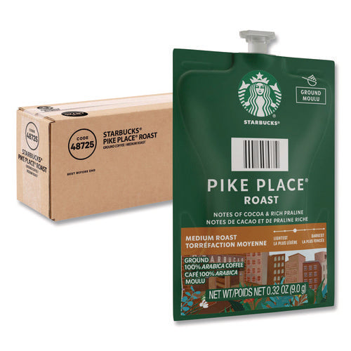 Image of FLAVIA® Starbucks Pike Place Roast Coffee Freshpack, 38/Carton