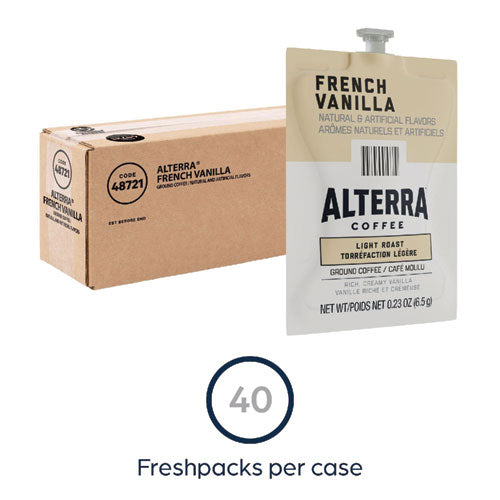 Image of FLAVIA® Alterra French Vanilla Coffee Freshpack, 40/Carton