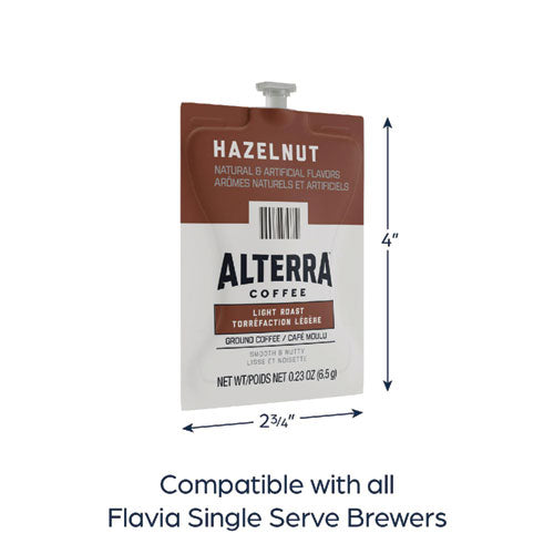 Image of FLAVIA® Alterra Hazelnut Coffee Freshpack, 40/Carton