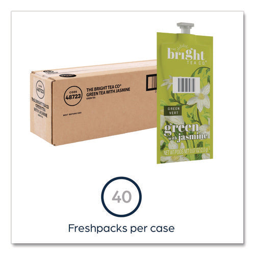 Image of FLAVIA® The Bright Tea Co. Green with Jasmine Tea Freshpack, 40/Carton