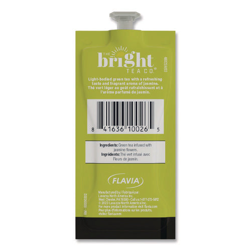 Image of FLAVIA® The Bright Tea Co. Green with Jasmine Tea Freshpack, 40/Carton