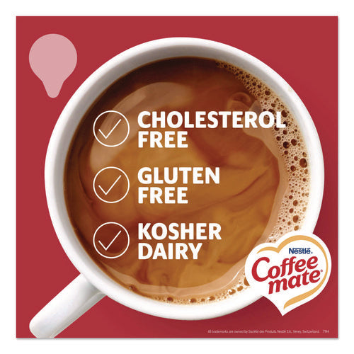 Image of Coffee mate® Liquid Coffee Creamer, Peppermint Mocha, 0.38 oz Mini Cups, 50/Box, 4 Boxes/Carton