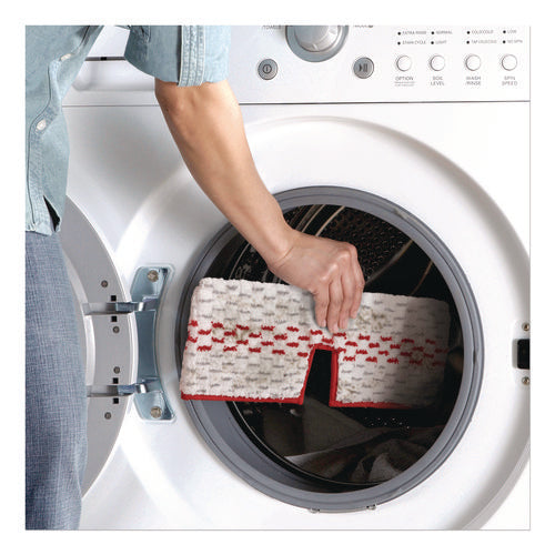 Image of O-Cedar® ProMist MAX Spray Mop, Red/White/Gray Microfiber Head, 48" Red/Black/Gray Plastic Handle