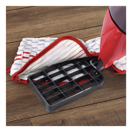 Image of O-Cedar® ProMist MAX Spray Mop, Red/White/Gray Microfiber Head, 48" Red/Black/Gray Plastic Handle