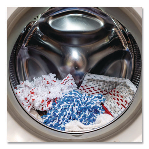 Image of O-Cedar® ProMist MAX Refill, Microfiber, Custom Size for ProMist Mop System, Red/White/Gray, 4/Carton