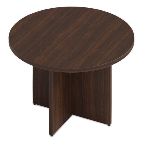 Image of Alera® Alera Seville Round Conference Table, Round, 48" Diameter, Mahogany