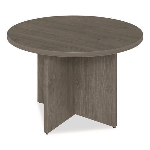 Image of Alera® Alera Seville Round Conference Table, Round, 48" Diameter, Walnut