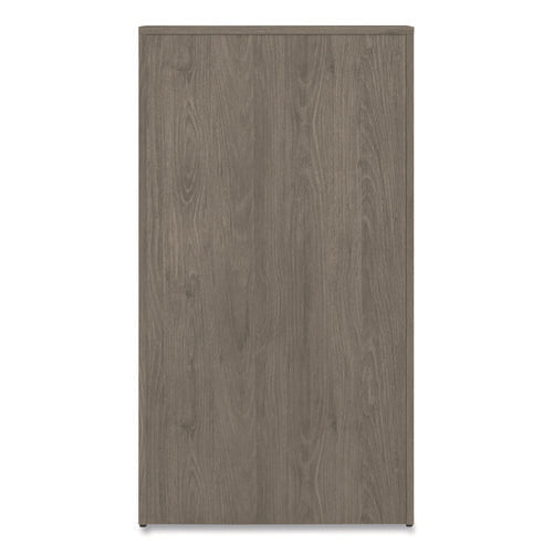 Image of Alera® Alera Seville Bookcase, Five-Shelf, 36w x 14d x 65h, Walnut