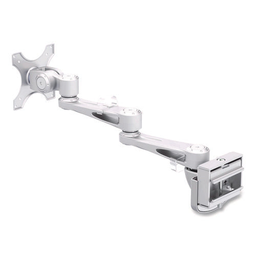 Image of Tripp Lite by Eaton Dual-Extension Monitor Mount for Slat Wall System for 32" TVs, 4.9w x 4.7d x 20.5h, Silver, Supports 22 lb