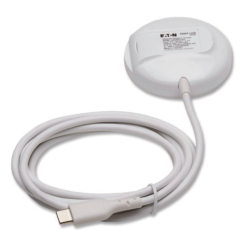 Image of Tripp Lite by Eaton 15W Wireless Charging Pad, USB C, White