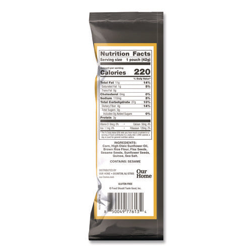Image of Food Should Taste Good Tortilla Chips, Multigrain with Sea Salt, 1.5 oz, 24/Carton